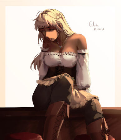 [21.05.24] Original character &quot;commission&quot;: &quot;Calista/ Barmaid&quot;.
