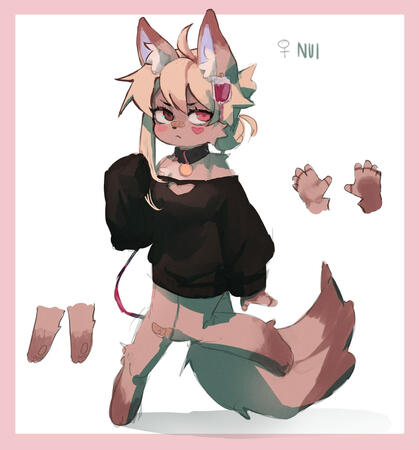 [22.05.23] Original character concept art: &quot;NUI&quot;.