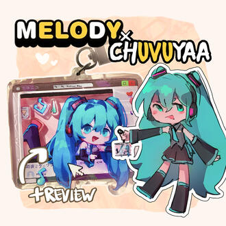 [18.12.24] Miku Shaker Concept art (collab x melody charms)