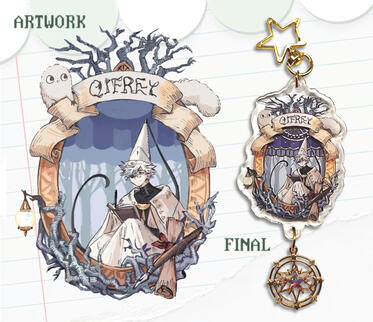 Qifrey Multilayer Keychain