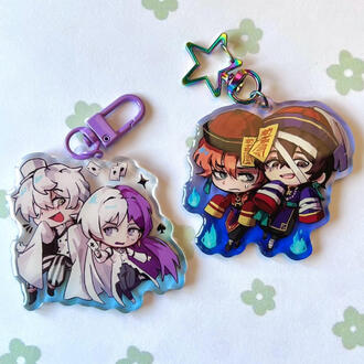 [20.05.25] Soukoku &amp; NikolaiSigma keychains final