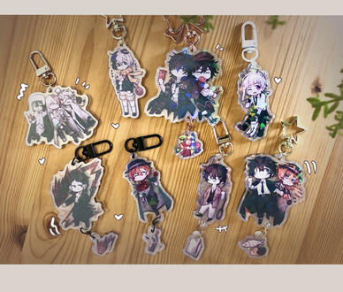 [07.07.22] BSD Acrylic Keychains Finished Product