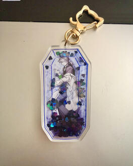 [03.11.23] Gatto Acrylic Keychain Finished Product