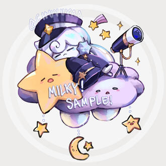 [16.09.24] Milky Way Cookie Acrylic Keychain Concept Art