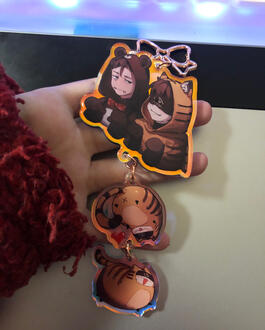 [03.11.23] Eli Naibu Acrylic Keychain Finished Product