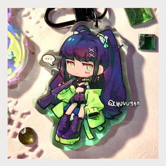 [finished] Tomoe OC keychain (collab x paran_crafts manufacturer)